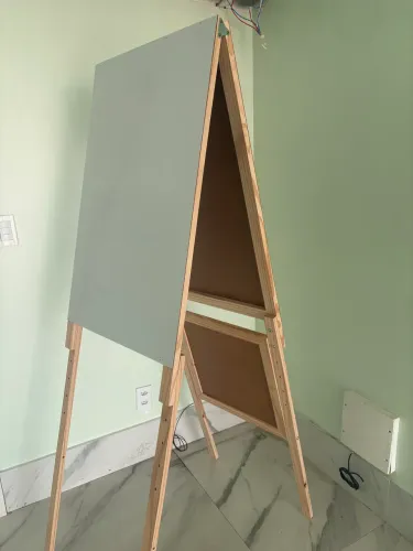 cavalete de madeira flip chart