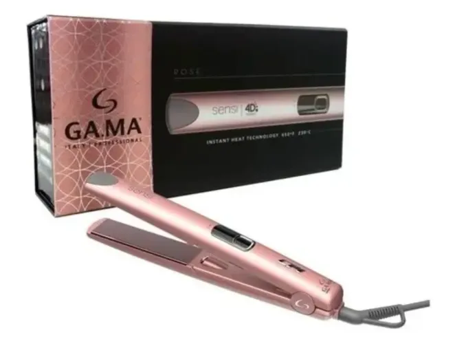 Prancha Chapinha Gama Italy Sensi 4D IHT Rose Bivolt