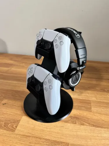 Suporte Duplo para Controle PS5 Impressão 3D