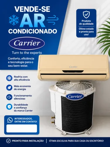 Ar condicionado de 9k a 24k BTUs