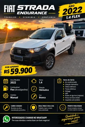 Fiat Strada Endurance 1.4 Flex 8V CS Plus 2022