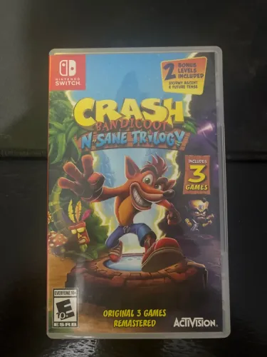 Crash Bandicoot 3 em 1 Nintendo Switch