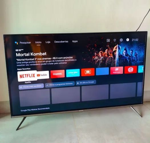Tv 50 Android Smart 4k - Passo Cartão 