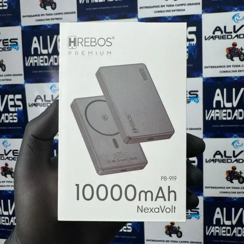 Carregador portátil magsafe magnético por indução 10000mAh alta qualidade