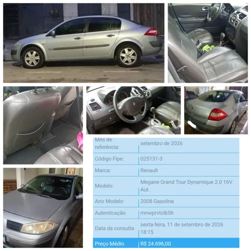 Renault Megane Sedan Dynamique 2.0 16V Aut. 2008
