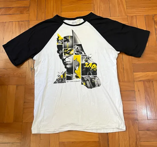 Camiseta Batman comemorativa 80 anos G