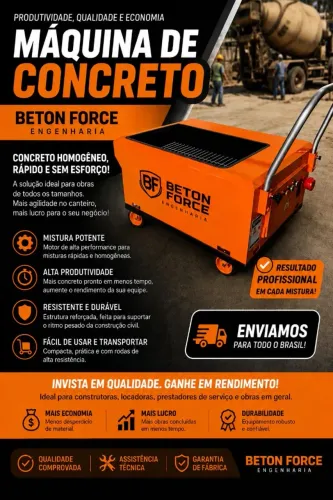Bomba para Concreto Pedrisco 0 ou 1