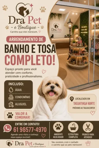 Arrendamento petshop 