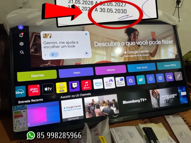 Smart LG 43 com garantia até 2030