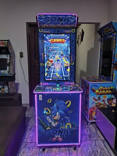 Máquina Vertical Tema Sonic