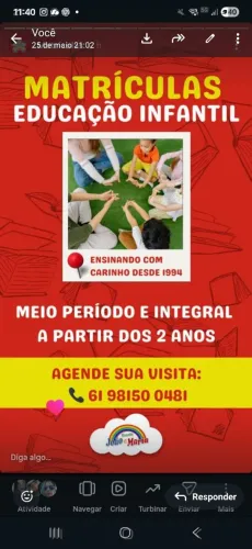Vaga para recreação