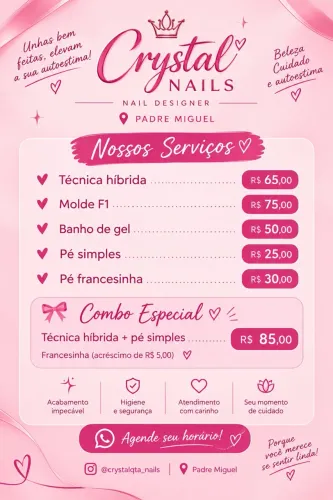 Gel na tips / Molde f1 / Unha