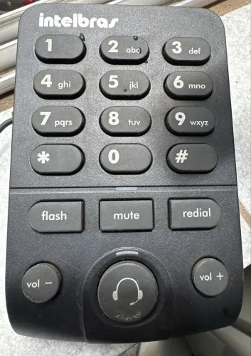 Aparelho telefone headset intelbras