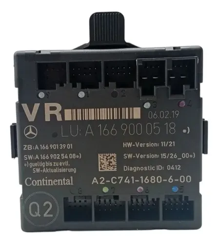Módulo Porta Diant Dir Mercedes Gla200 1.6 T 2019
