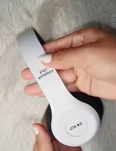 Fone bluetooth P47 Branco headset