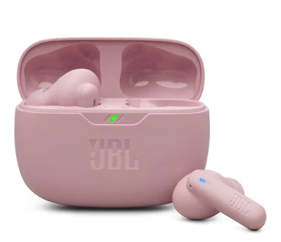 Fone de ouvido JBL wave beam 2 rosa