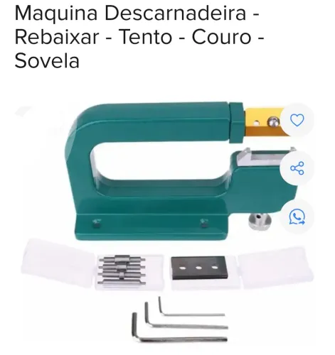 Afinador/escarneador de couro
