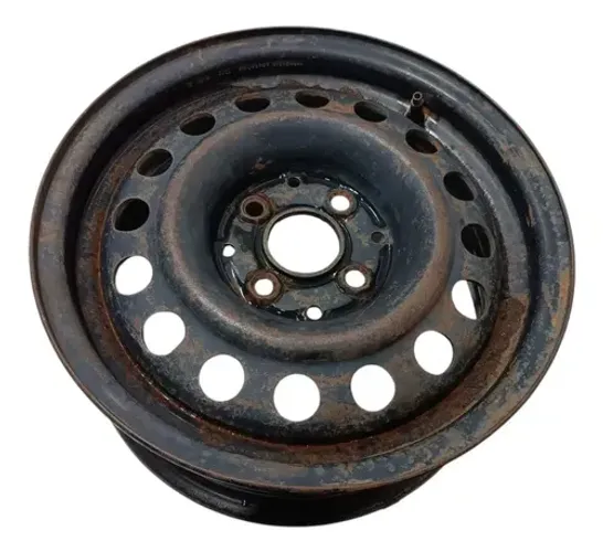 Roda Ferro Volkswagen Gol G3 G4 G5 Voyage Saveiro Aro 14 Pre Preto