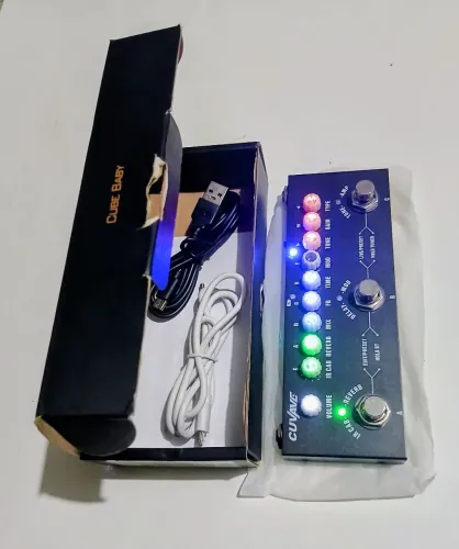 M-VAVE CUBE BABY Pedal de Efeitos para Guitarra