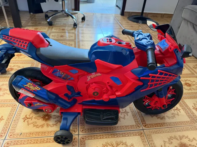 Moto elétrica infantil do Homem-Aranha - Huffy