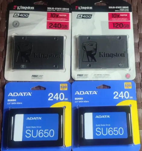 ssd 240 gigas lacrados e originais