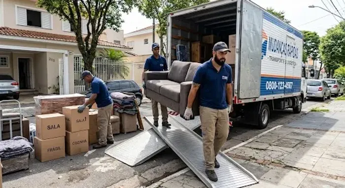 Ajudante trabalho com peso carga descarga Mudanças Etc