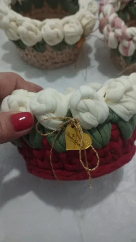 Cachepôs fio de malha