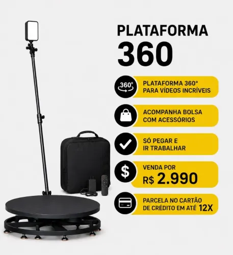 Plataforma 360 para eventos.
