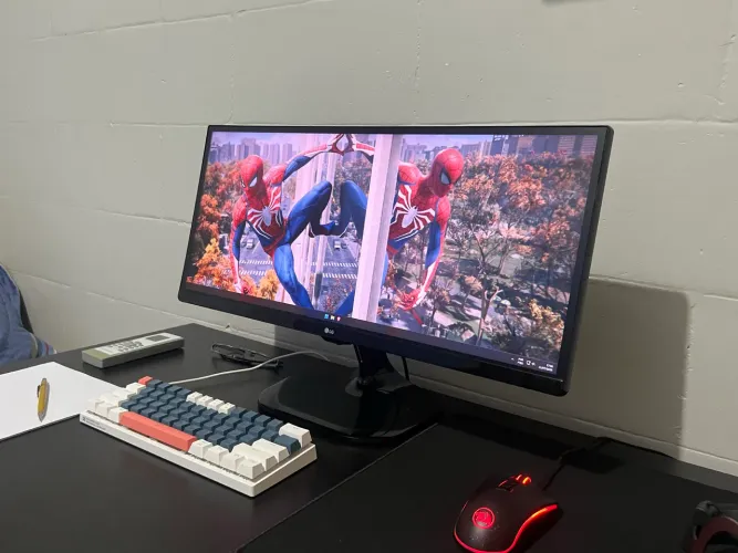 Monitor Ultrawide LG 25" IPS 25UM58G (Com detalhe / Barato)