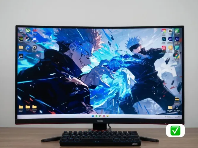 Monitor Curvo - AOC HERO - 27PL - 240HZ
