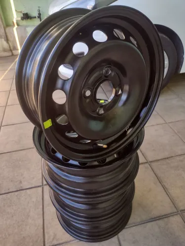 Jogo de Rodas de Ferro Aro 14 LINHA FORD 4X108 "NOVAS SEM USO"  <br>