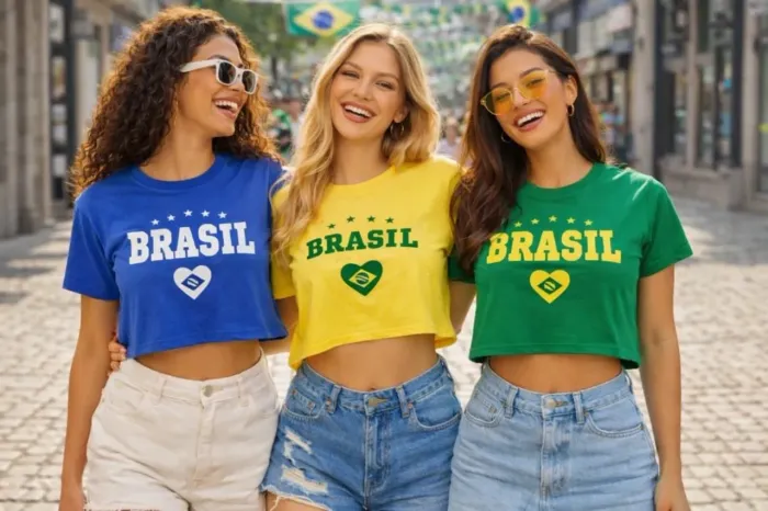 Blusa do Brasil feminina