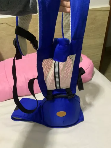 Kanguru para levar bebê azul 