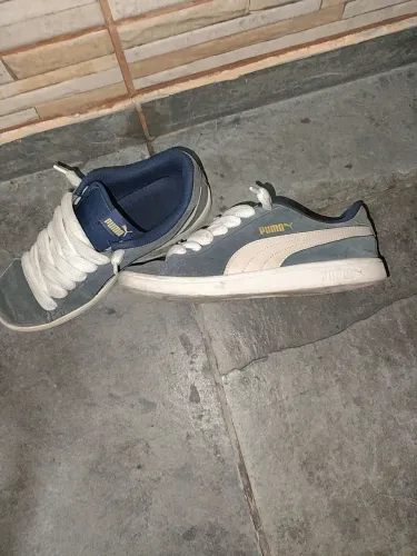 Tênis puma Original - Smash V2 Fat lace - Jeans Version 39