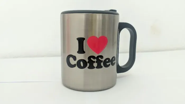 Caneca de Aço Inox 250ml Personalizada