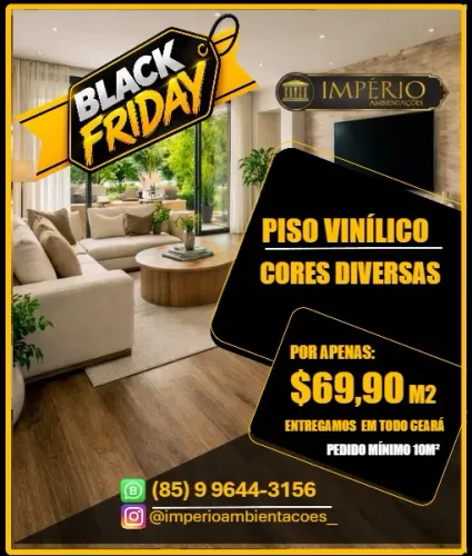 Piso vinílico em promoção