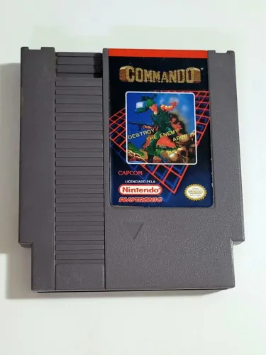 Commando (Nes / Nintendinho / 100% Original Playtronic / Capcom)