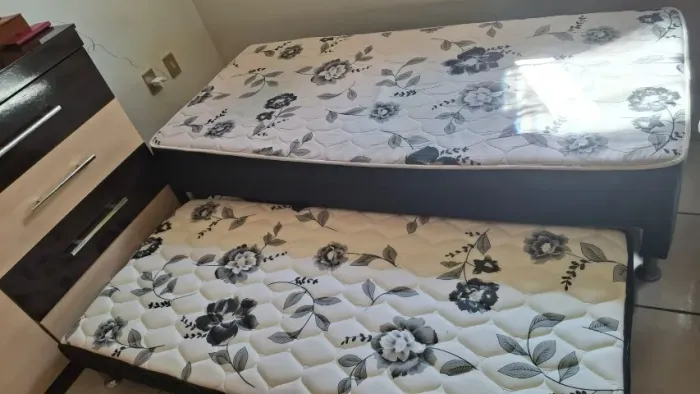 cama conjugado fashion ortopédico ortobom com cama auxiliar