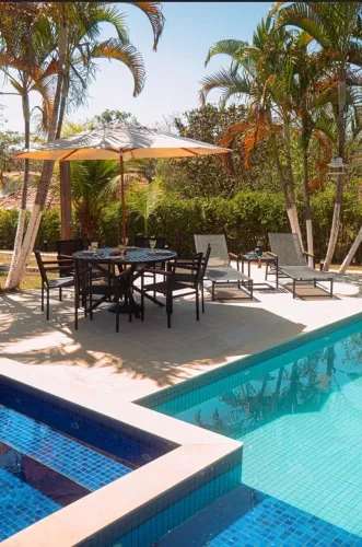 Móveis para piscina área externa