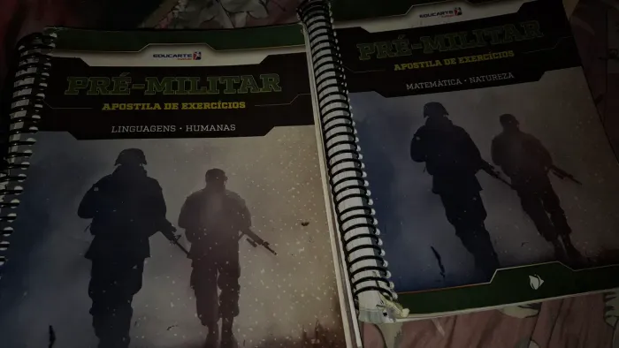 Kit 2 Apostilas Pré-Militar