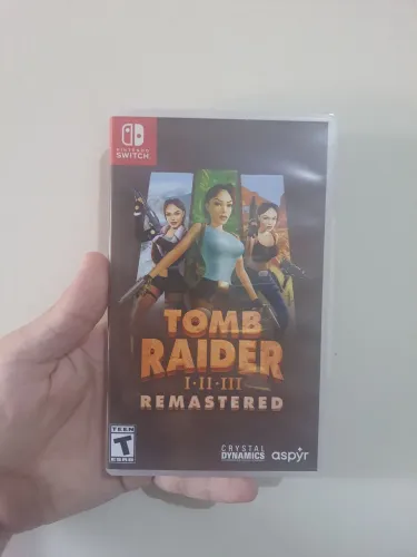 Jogo Tomb Raider I-III Remastered de Nintendo Switch