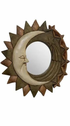 Espelho Sol e Lua Boas Vibrações