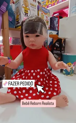 OFERTA BONECA REBORN REALISTA