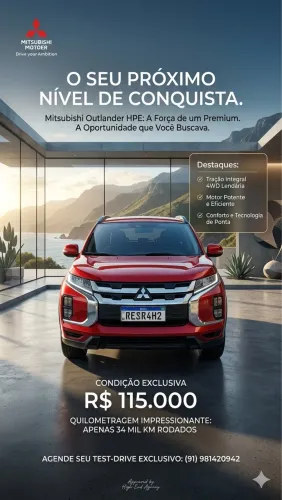 Mitsubishi Outlander Sport HPE 4X4 2.0 16V Flex AUT 2022
