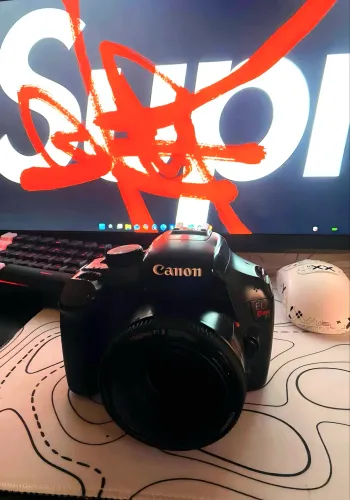Canon t3 + 50 mm 