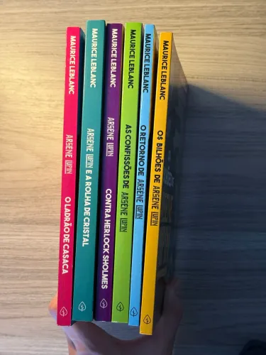 Kit 6 livros Arsène Lupin