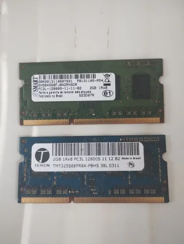 Memória ram smart e teikon 2gb+2gb=4gb DDR3 para notebook