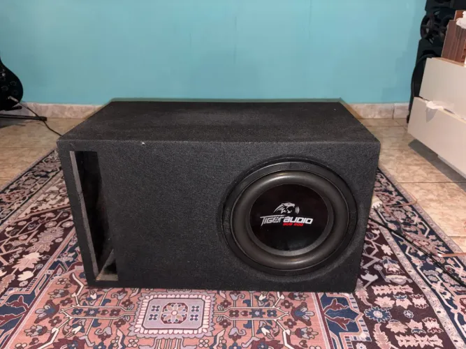 Caixa de grave com Tiger 600 rms 10 polegadas