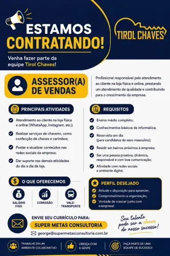 Vaga de emprego 