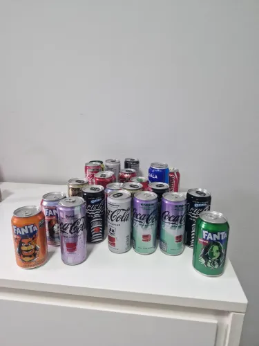Latas colecionaveis todas lacrados